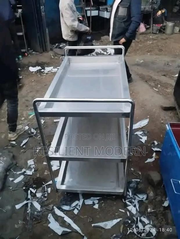 Stainless Steel Trolley - main view