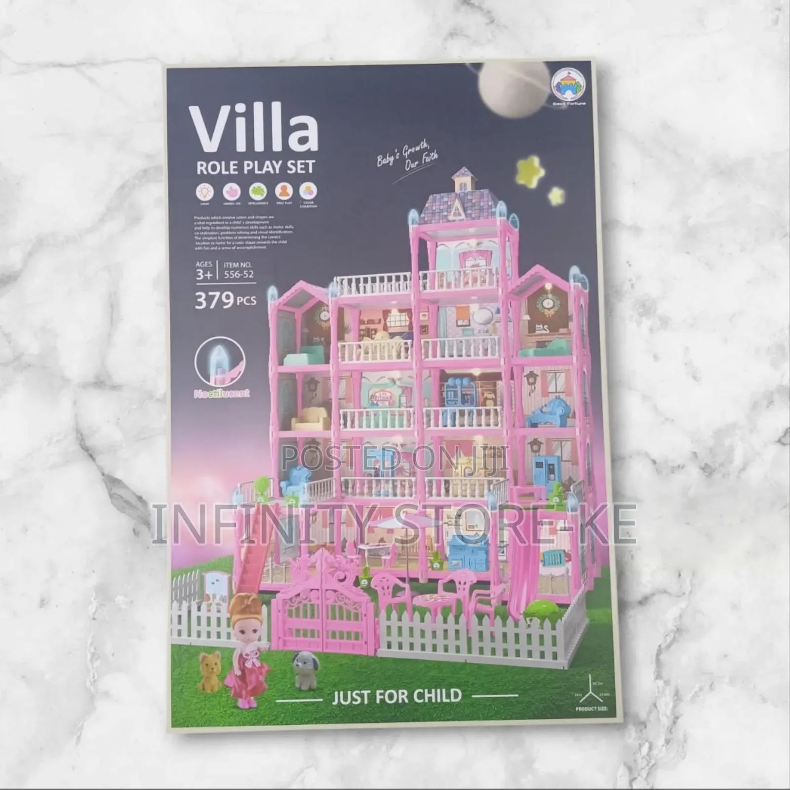 Villa Role Play Set With 379 Cm Hi
