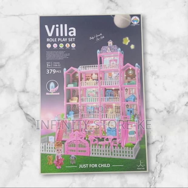 Villa Role Play Set With 379 Cm Hi