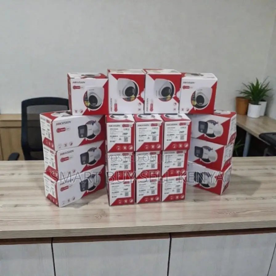 Hikvision 2mp Smart Hybrid Light Color Cameras With Waterproof Housing