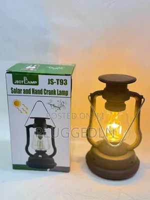 Jsot Camp Js-T93 Solar and Hand Crank Lamp.