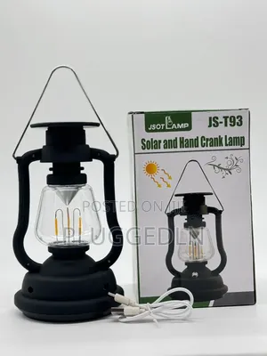 Jsot Camp Js-T93 Solar and Hand Crank Lamp.