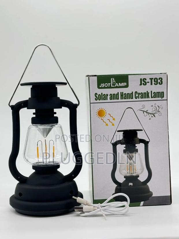 Jsot Camp Js-T93 Solar and Hand Crank Lamp. - thumbnail 2