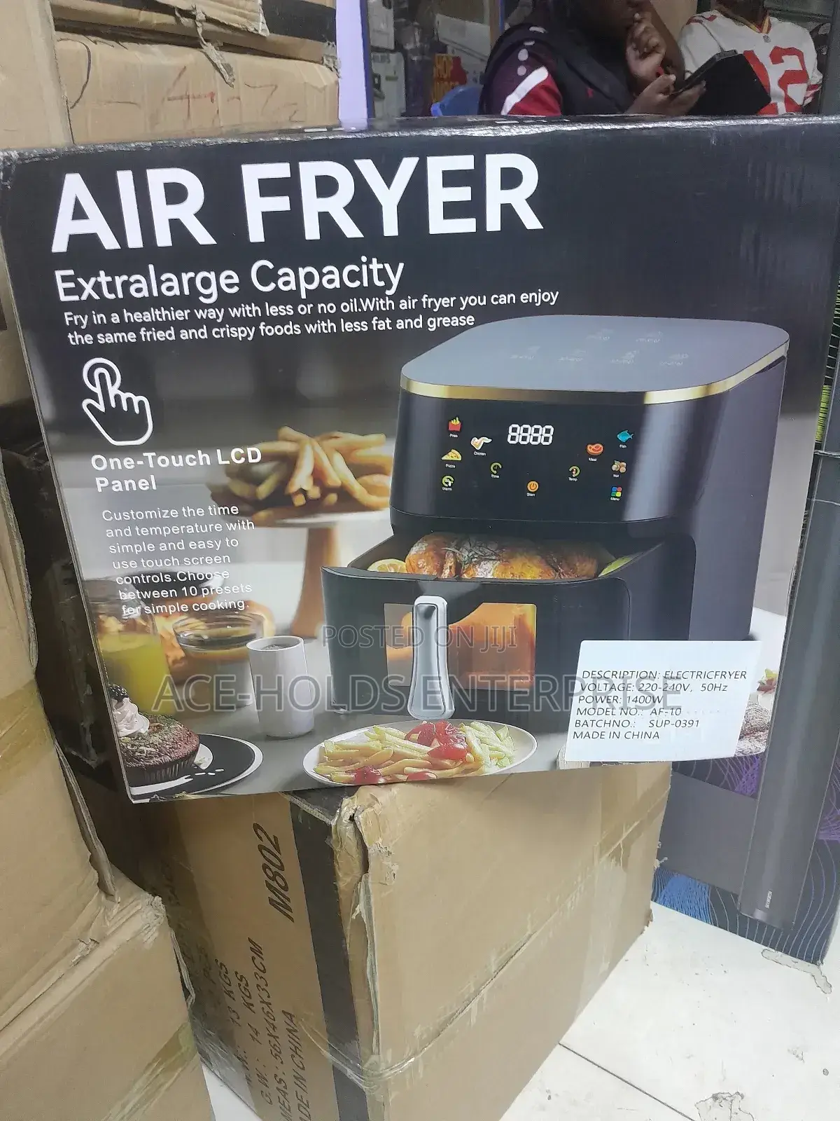 Nunix 10l Extra Large Capacity Air Fryer