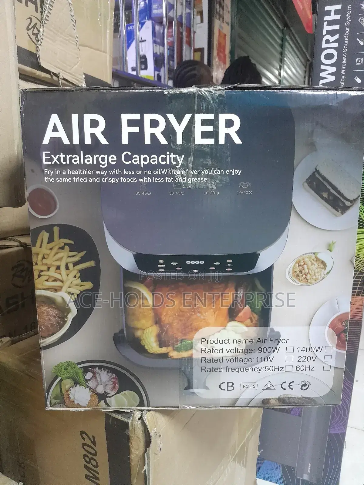 Nunix 10l Extra Large Capacity Air Fryer