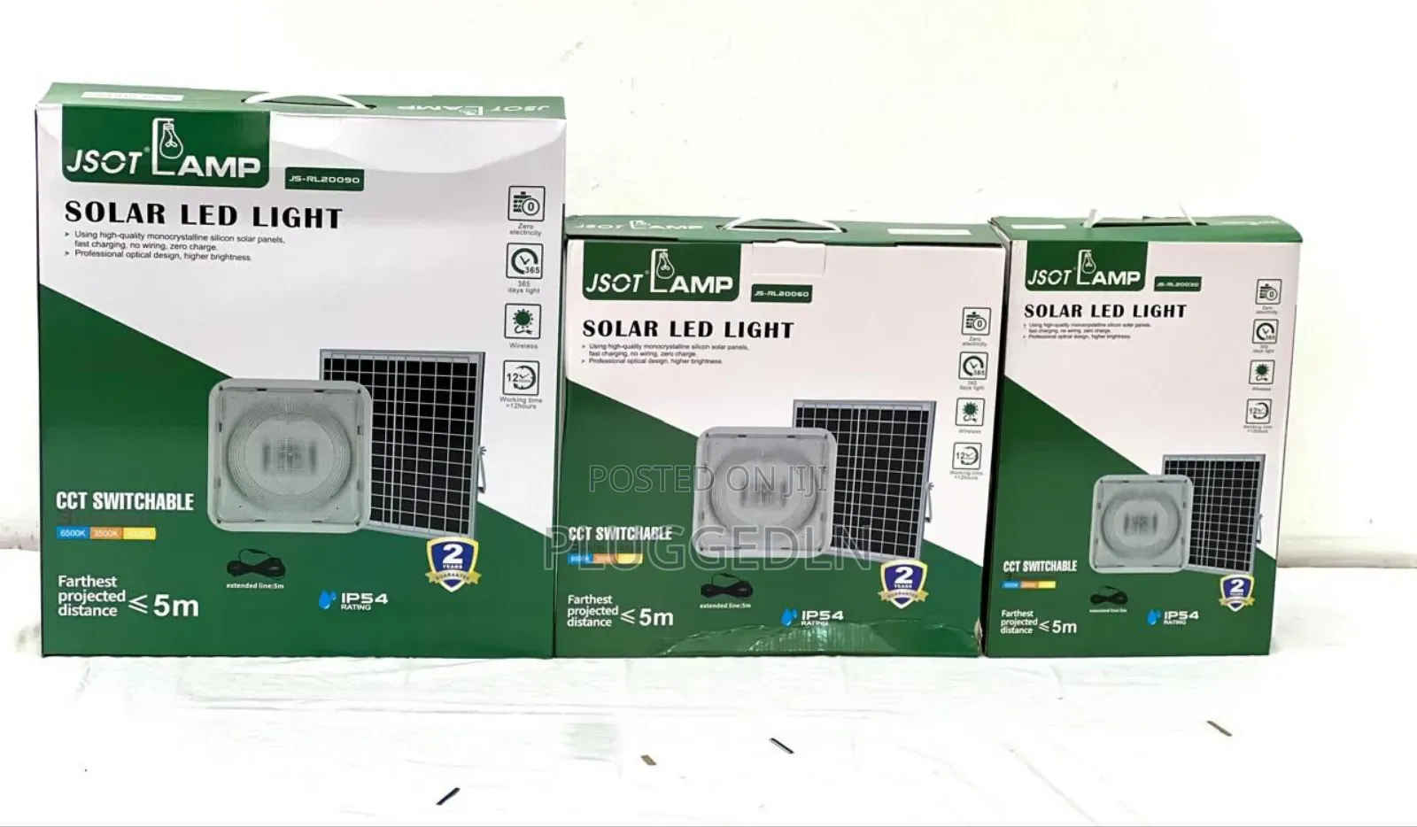 Jsot Solar Led Light 800watts Ceiling Floodlight With Remote