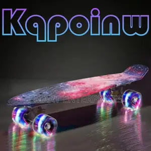 Skateboard for Kids Boys Girls Teens With Colorful Flashing Wheels