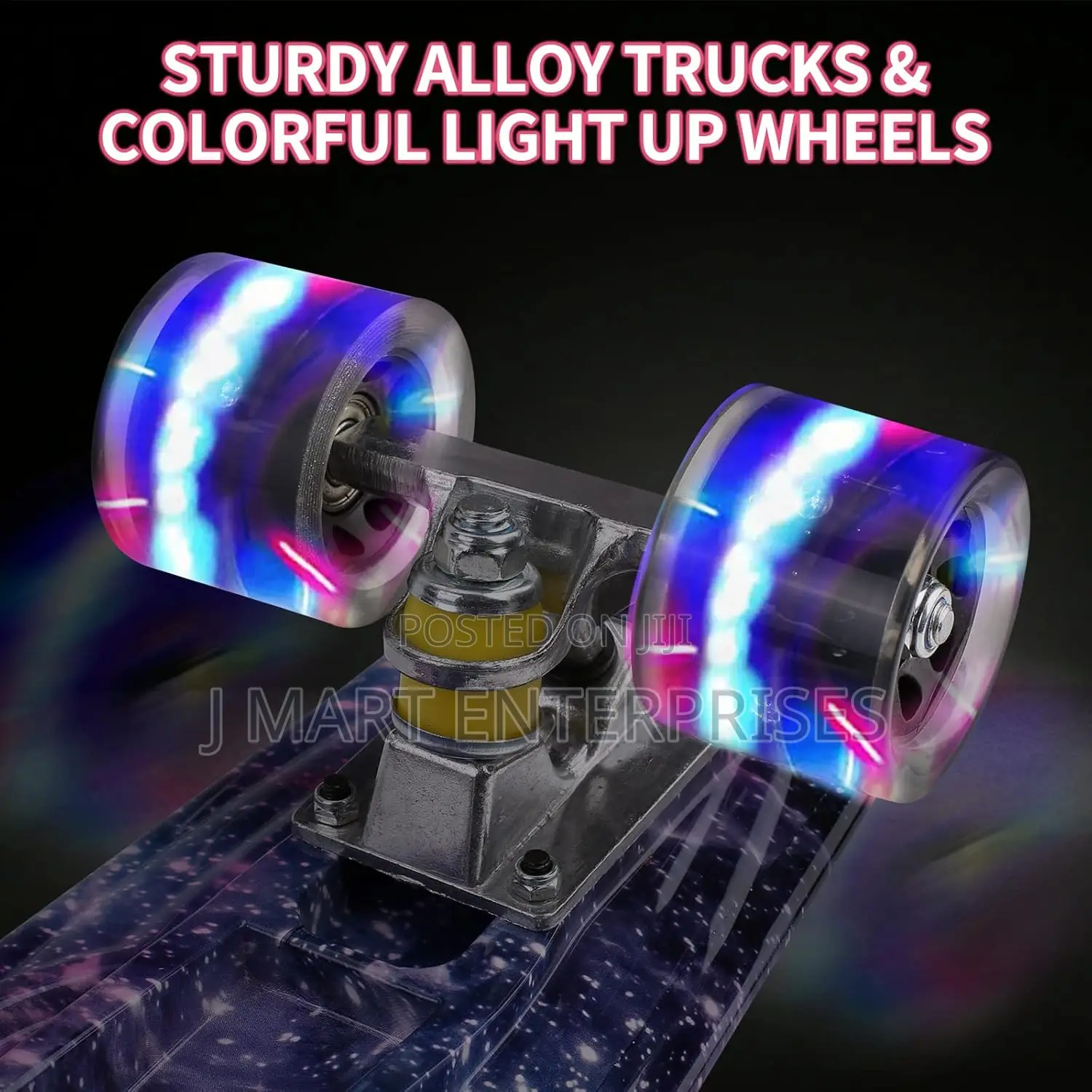 Skateboard for Kids Boys Girls Teens With Colorful Flashing Wheels