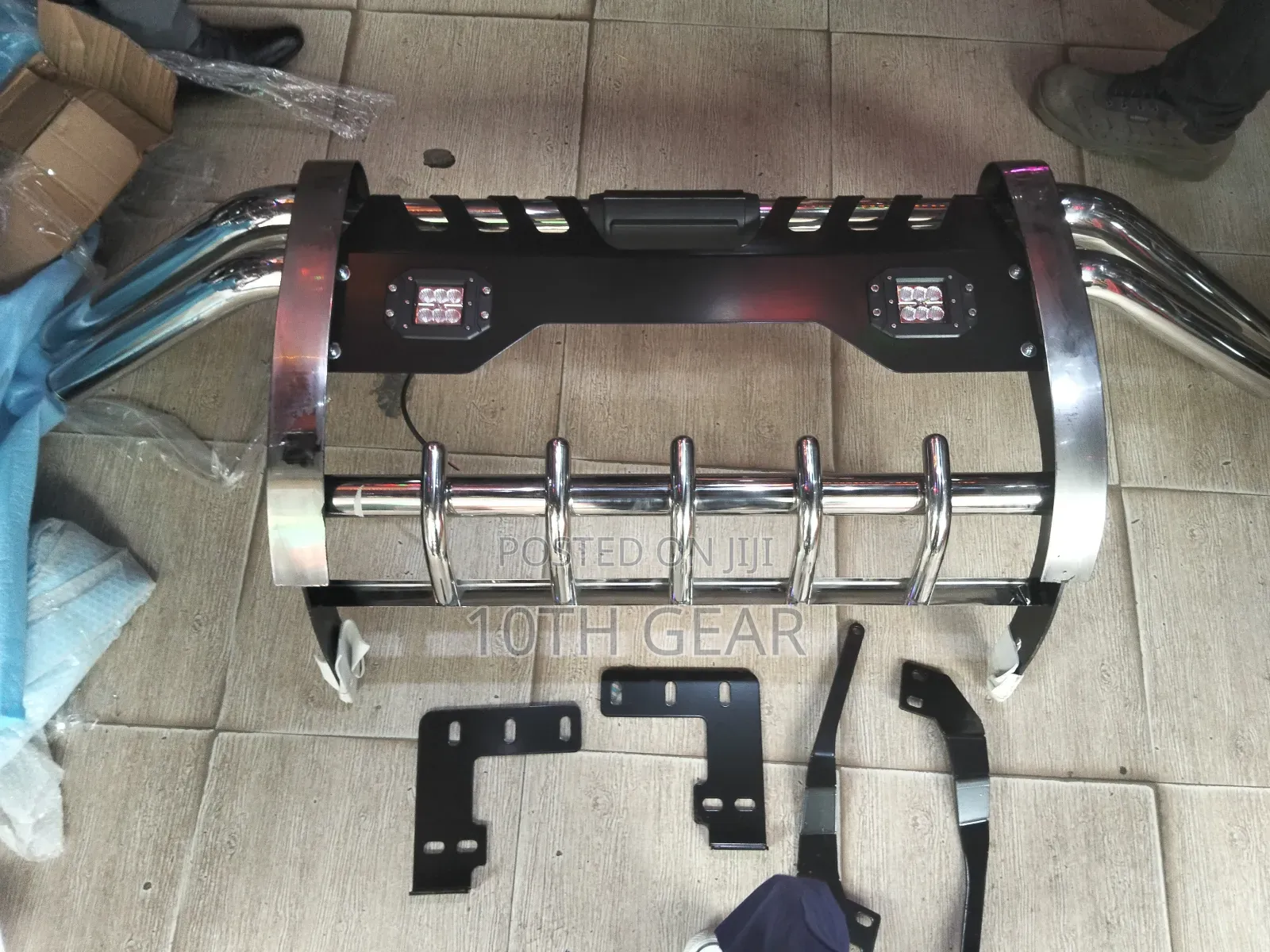 Universal Bullbar With Spotlight