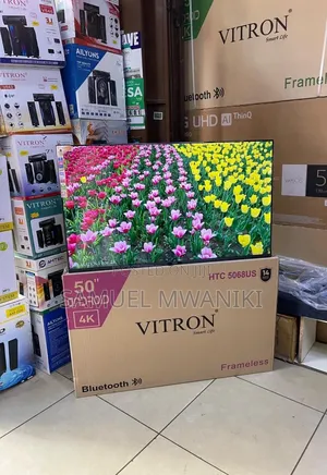 Vitron 50′′ Uhd Smart Android Frameless Design Bluetooth New Model