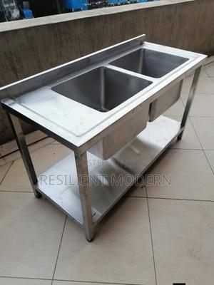 Stainless Steel Double Sink - thumbnail 2