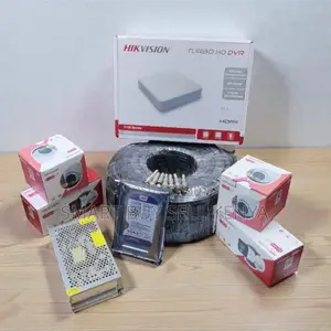 Smart Hybrid Colored Night Vision 4 Cameras 1080p CCTV Kit
