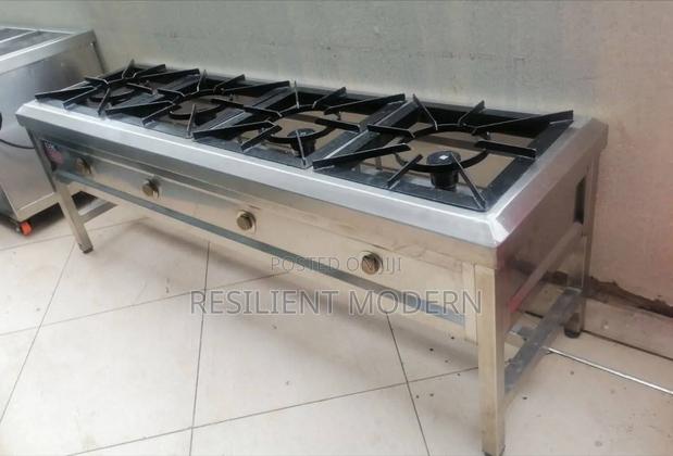 Stainless Steel 4 Burner Gas Cooker - main view