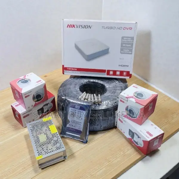 4 Cameras Smart Hybrid Colored Night Vision 1080p Hd Kit Package