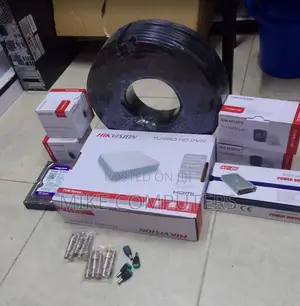 Hikvision Three 3 Cameras CCTV Cameras Full Set Up Full Hd 1080p