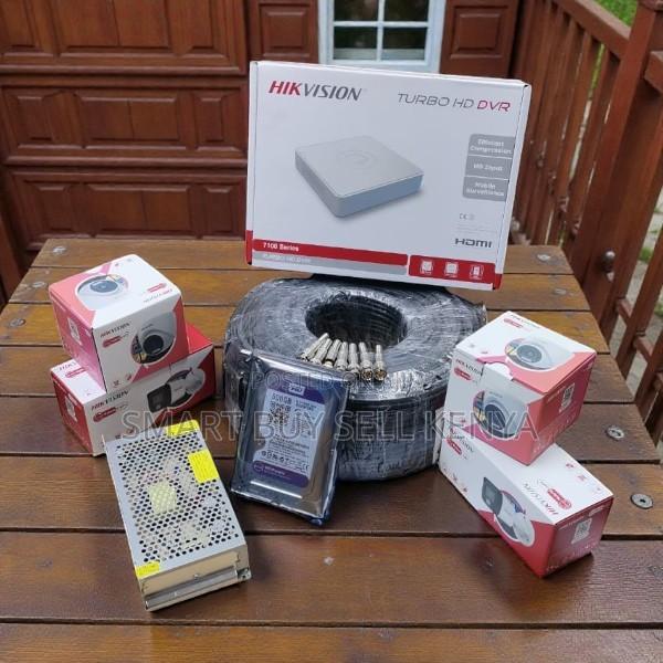 4 Hikvision Smart Hybrid 1080p 2mp 20m Ir Distance CCTV Cameras Kit