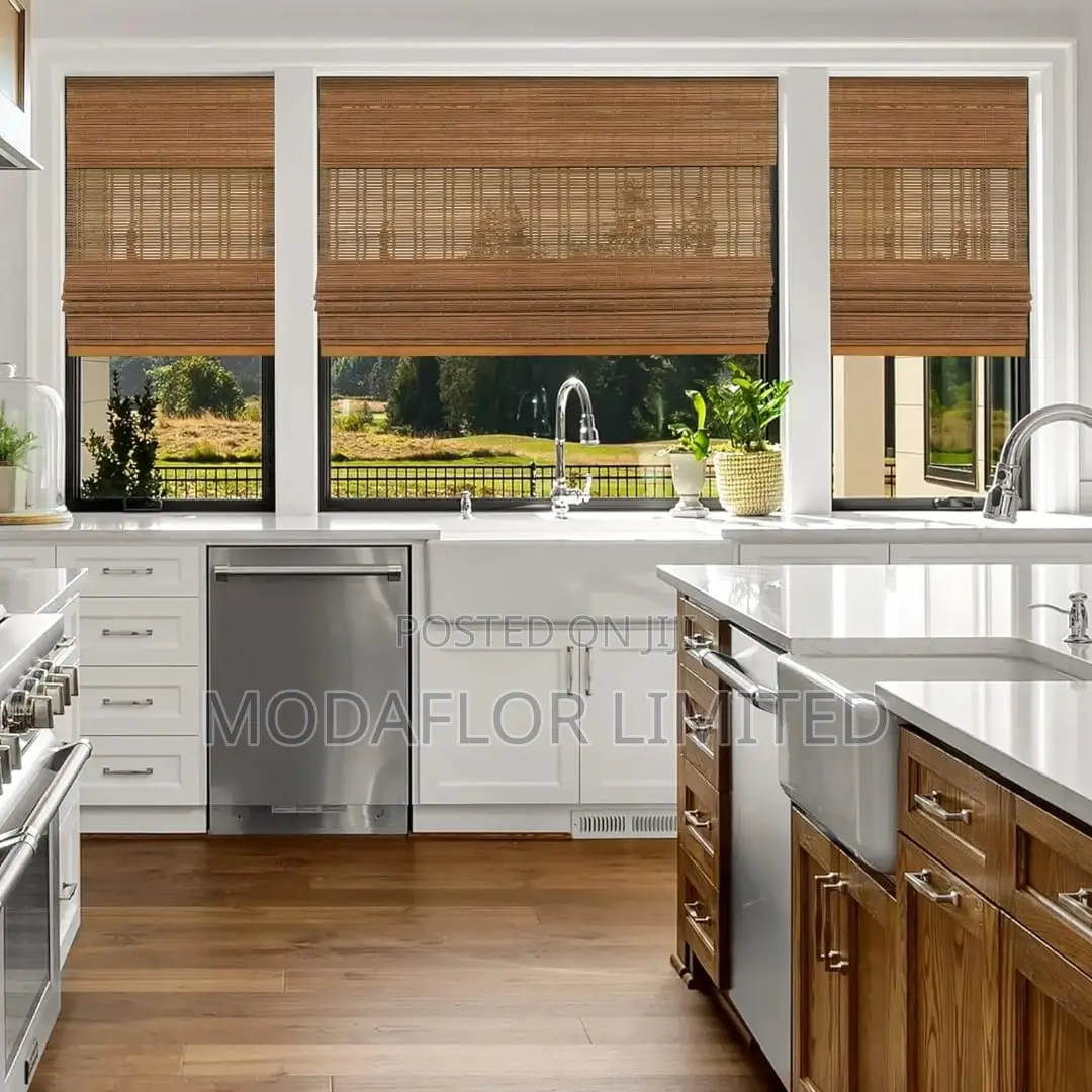 Customized Bamboo Roller Blinds . Fast Delivery