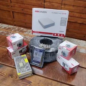 4 Hikvision Smart Hybrid 1080p 2mp Ip66 Weatherproof CCTV Cameras Kit