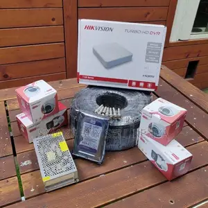 4 Hikvision 1080p Snart Hybrid CCTV Cameras Surveillance System Kit