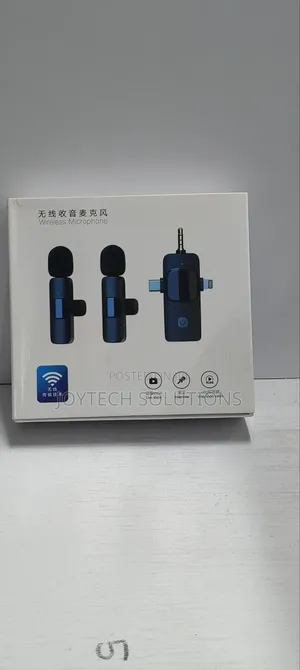 Lavalier Lapel 3 in One Portable Wireless Microphone for Video Records