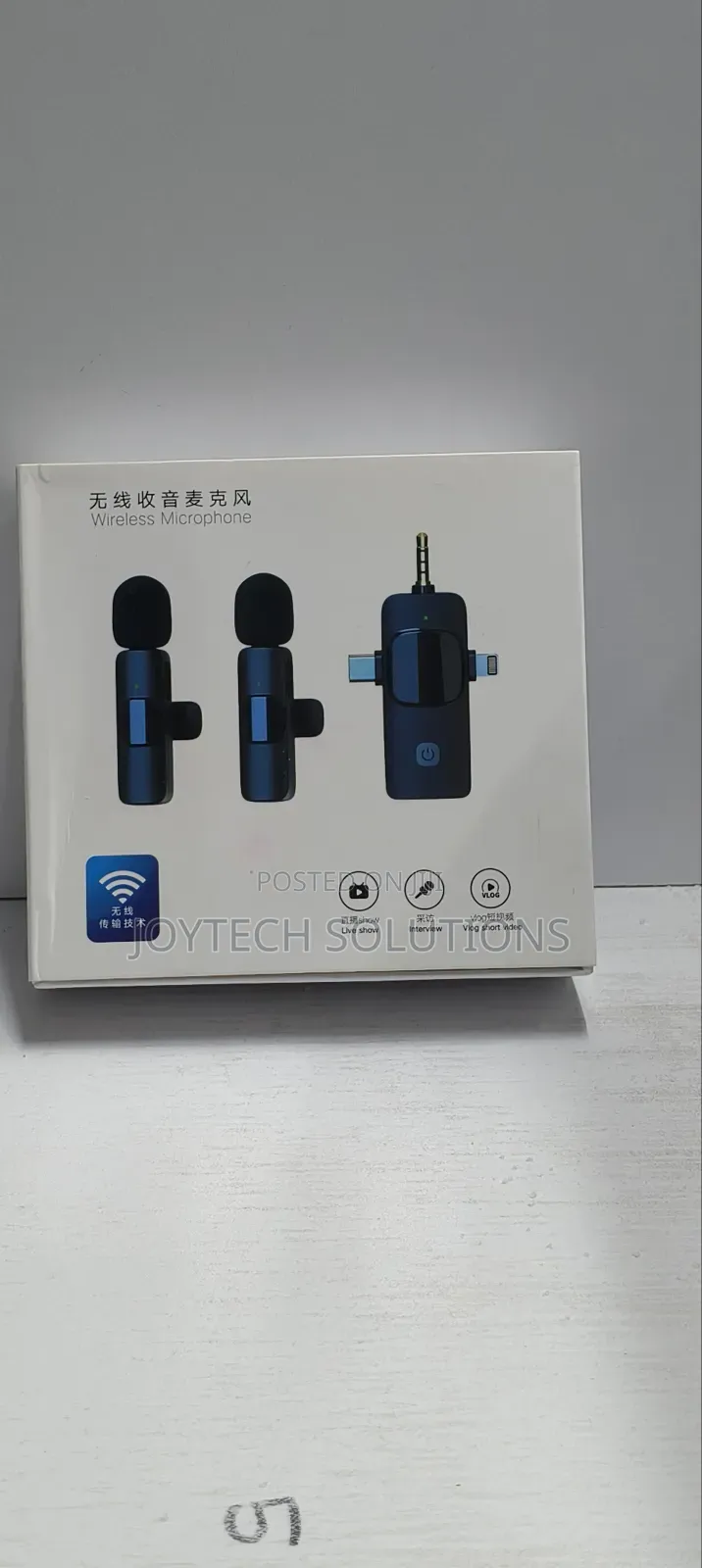 Lavalier Lapel 3 in One Portable Wireless Microphone for Video Records