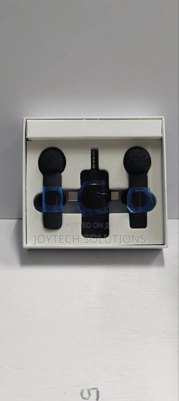Lavalier Lapel 3 in One Portable Wireless Microphone for Video Records