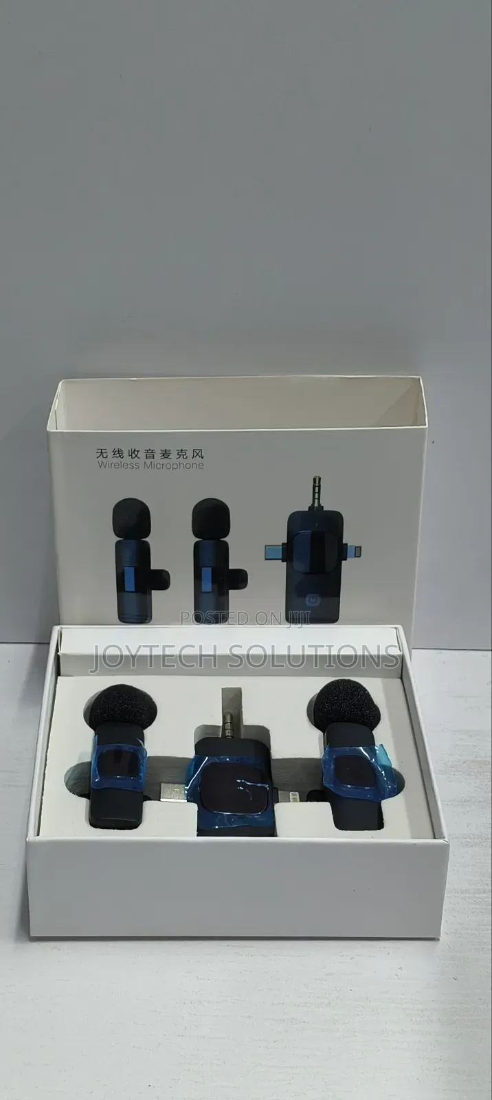 Lavalier Lapel 3 in One Portable Wireless Microphone for Video Records