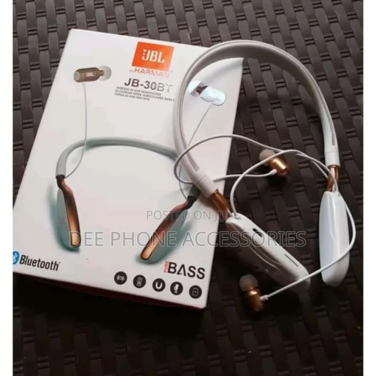 New JBL Jb 30bt Wireless Necklace Earphones