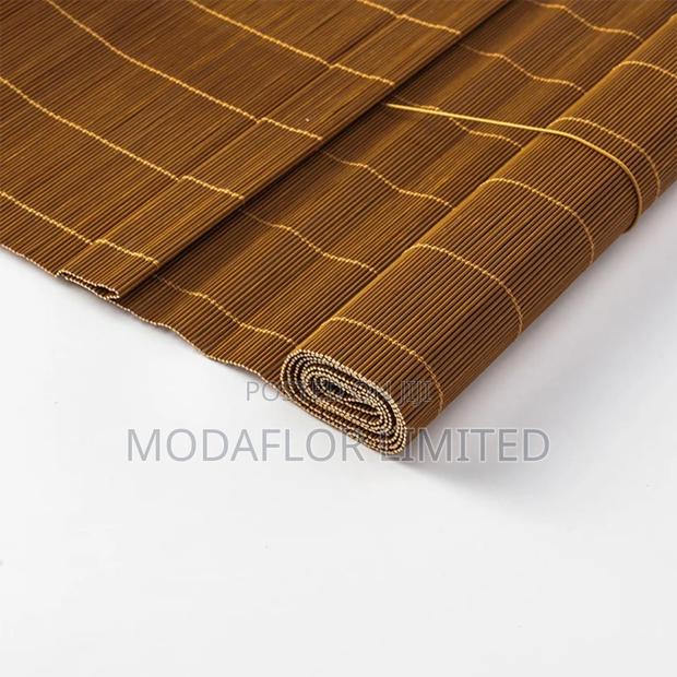 Privacy Bamboo Blinds – Strong Weave, Natural Look - main view
