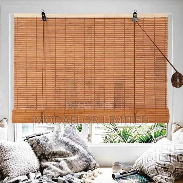 Waterproof Bamboo Blinds – Ideal for Kitchens Bathrooms - main view