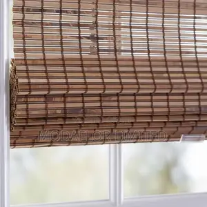 Premium Brown Bamboo Blinds – Warm, Natural Finish