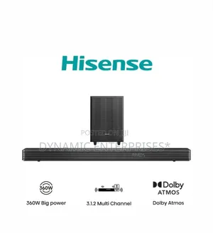 Hisense Sound Bar Ax3120g 3.1.2 Channel 360w