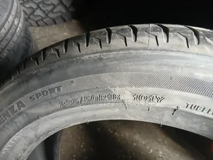 235/50 R 18 Bridgestone Poteza Tyres Made in Hungary.