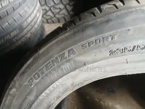 235/50 R 18 Bridgestone Poteza Tyres Made in Hungary.