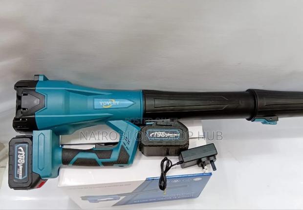 Cordless Rechargeable Electric Leaf Blower. - main view