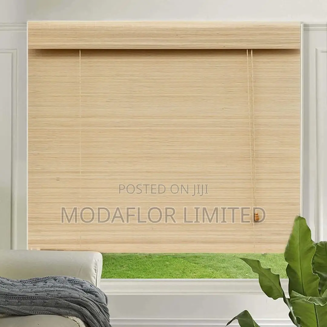Eco-Friendly Bamboo Roll-Up Blinds – Sustainable Stylish