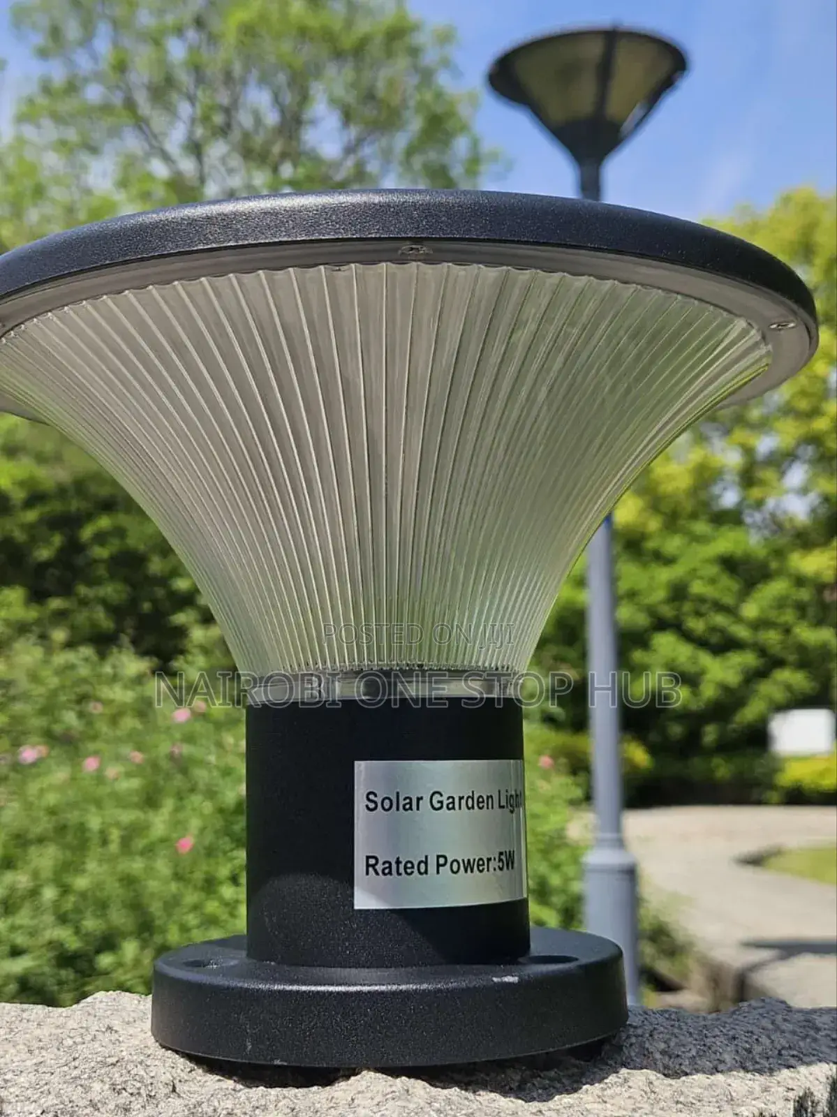 Solar-Powered Garden Light