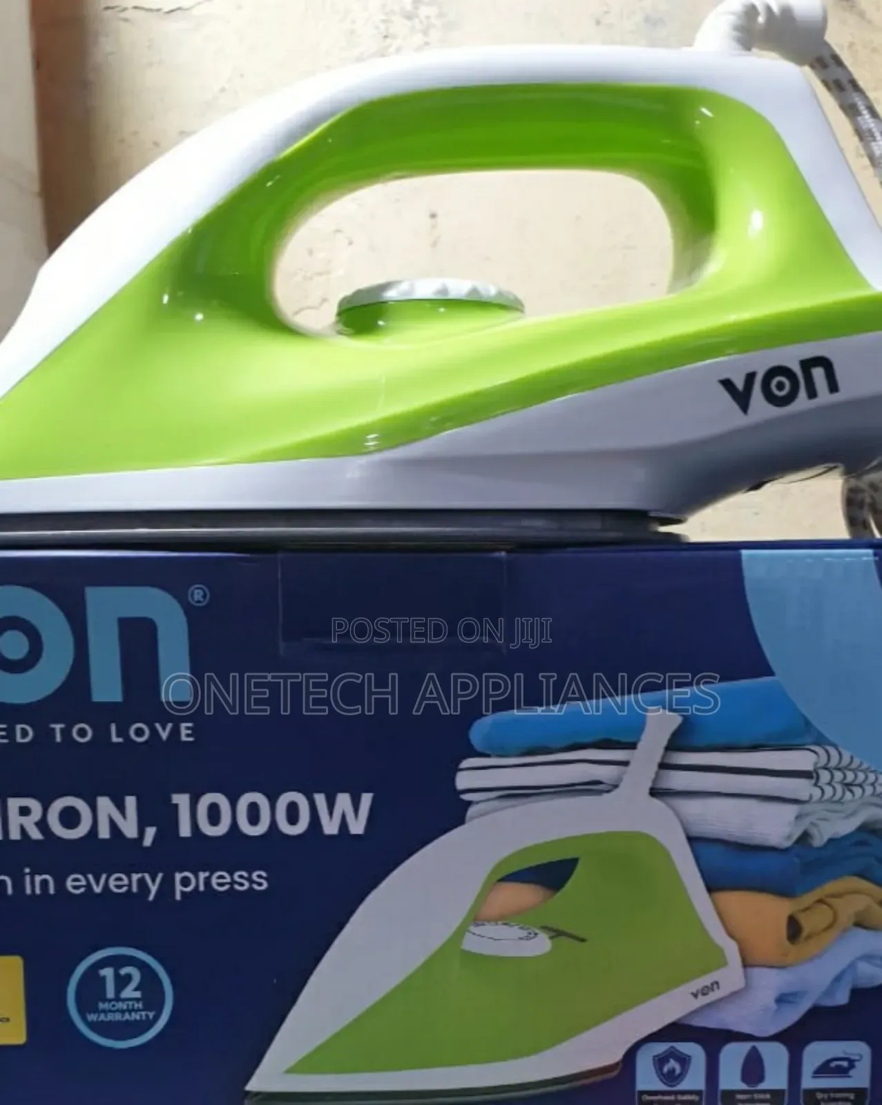 Iron Box- Von Dry Iron Box