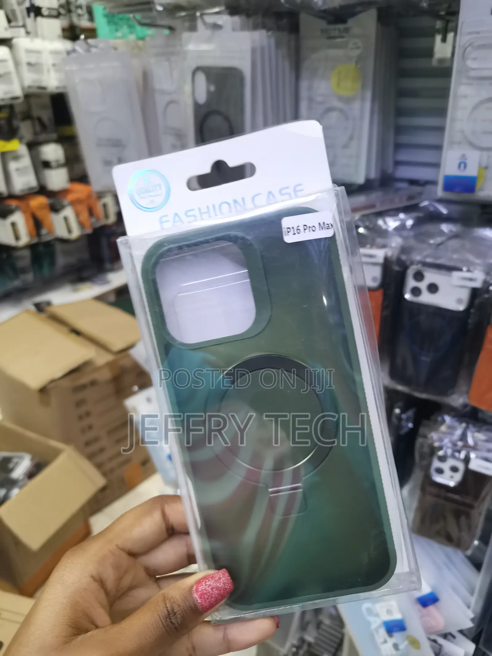 Elehold Case for iPhone 16 Pro Max, Magnetic Case With Invisible Stand