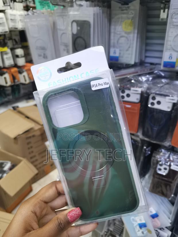 Elehold Case for iPhone 16 Pro Max, Magnetic Case With Invisible Stand - thumbnail 3