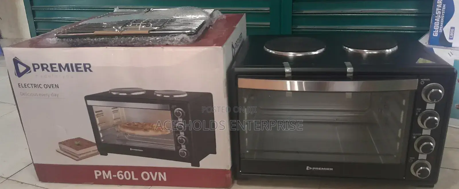 Premier Commercial Countertop Electric Oven/ Hotplates - 2200watts