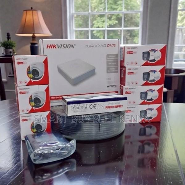 8 Smart Hybrid Colored Night Vision 2mp CCTV Complete DVR System - main view