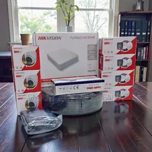 8 Smart Hybrid Colored Night Vision Waterproof Hikvision CCTV System