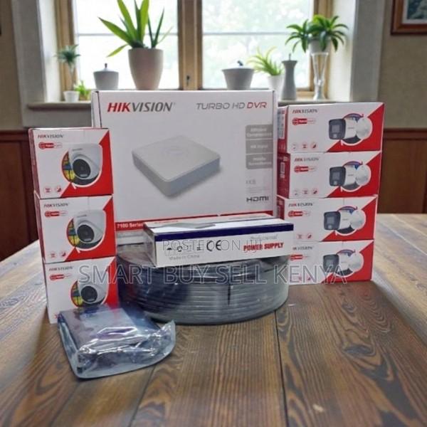 8 Smart Hybrid Colored Night Vision Hd CCTV Kit With Audio Recording