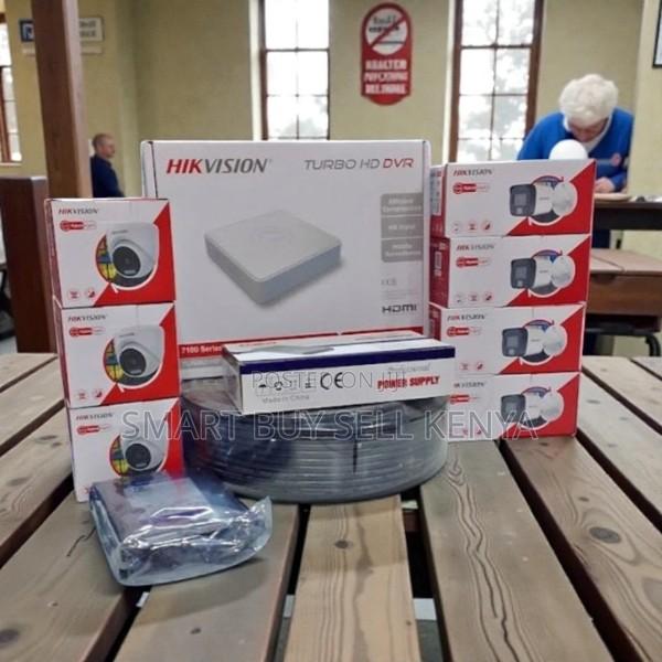 8 Smart Hybrid Colored Night Vision Hikvision DVR System With Audio