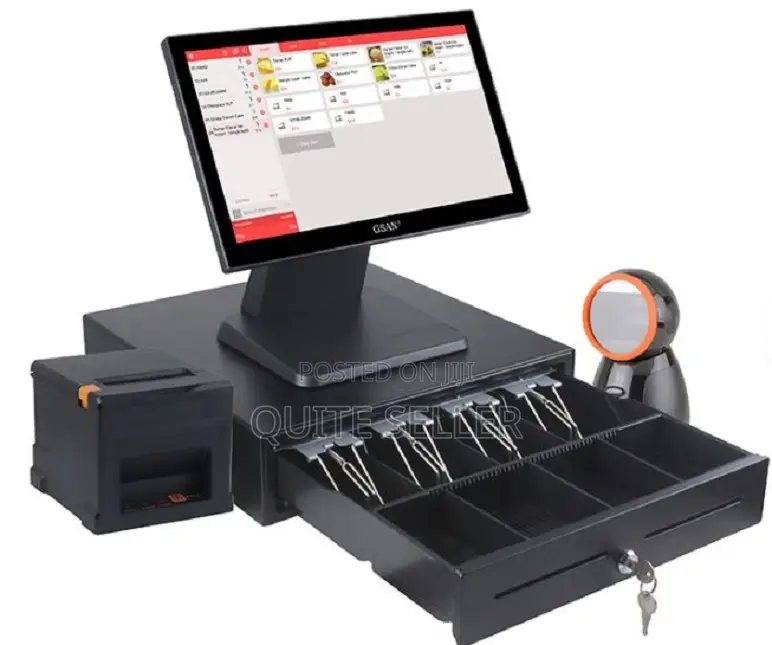 Retail Point of Sale Software+Hardware Cashdrawer+Receiptprinter+Scann