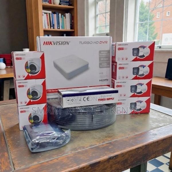 8 Smart Hybrid Colored Night Vision Complete Hikvision CCTV Package