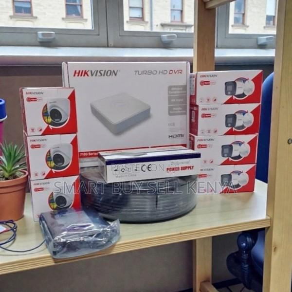 Hikvision 8 Smart Hybrid Colored Night Vision Full Hd CCTV System
