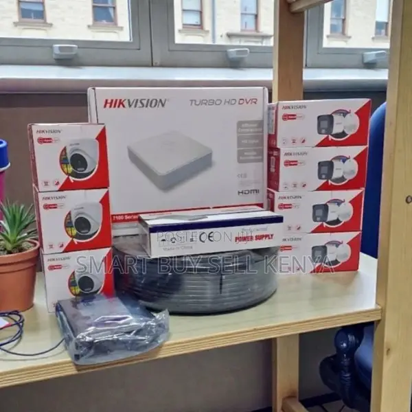 Hikvision 8 Smart Hybrid Colored Night Vision Full Hd CCTV System