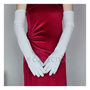 Long Velvet Gloves